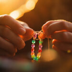 Personne portant ses bijoux preferes apres le travail